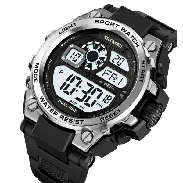 Чоловічий годинник Skmei 2318BKSI Black-Silver фото 6