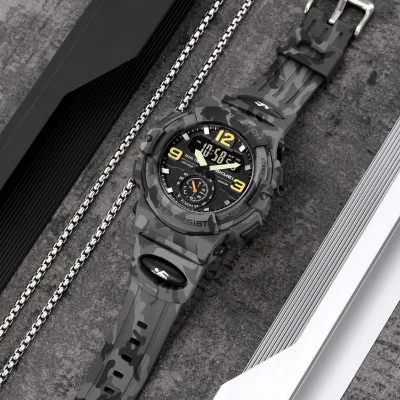 Чоловічий годинник Skmei 2341CMGY Camo Grey