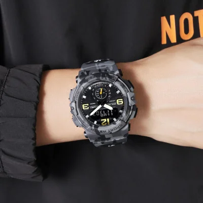 Чоловічий годинник Skmei 2341CMGY Camo Grey