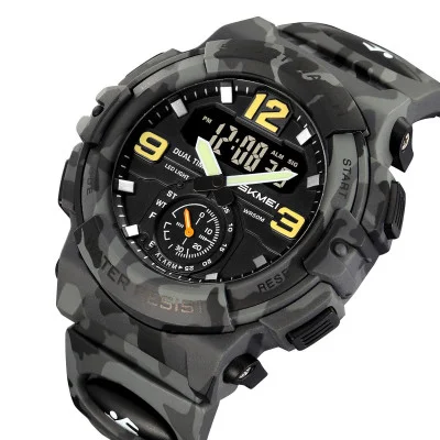 Чоловічий годинник Skmei 2341CMGY Camo Grey