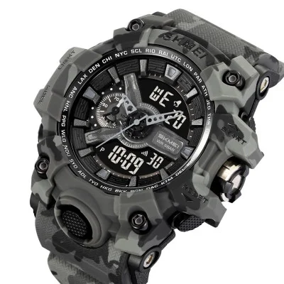 Чоловічий годинник Skmei 2396CMGY Camo Grey