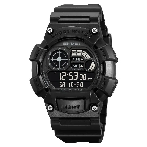 Чоловічий годинник Skmei 2403BKBK All Black фото 1