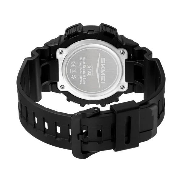 Чоловічий годинник Skmei 2403BKBK All Black фото 5