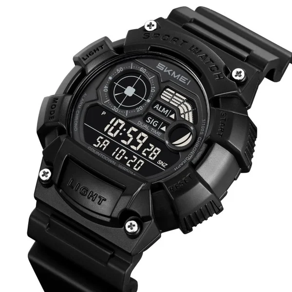 Чоловічий годинник Skmei 2403BKBK All Black фото 6