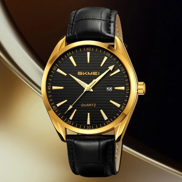 Чоловічий годинник Skmei 2490GDBK Gold-Black фото 4