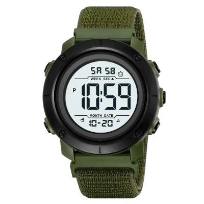 Чоловічий годинник Skmei 2497NAGWT Army Green-Wnite
