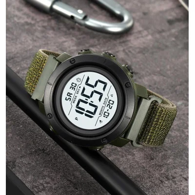 Чоловічий годинник Skmei 2497NAGWT Army Green-Wnite