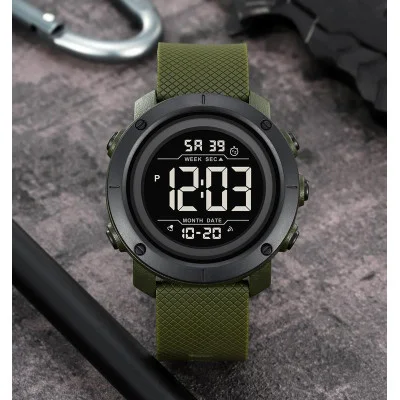 Чоловічий годинник Skmei 2497PAGBK Army Green-Black