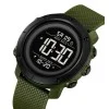 Чоловічий годинник Skmei 2497PAGBK Army Green-Black фото 6