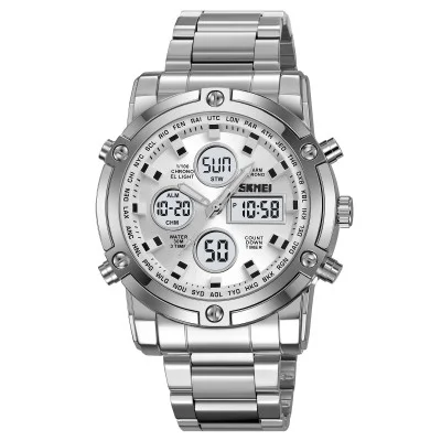 Чоловічий годинник Skmei 2556SI Silver SALE 2025