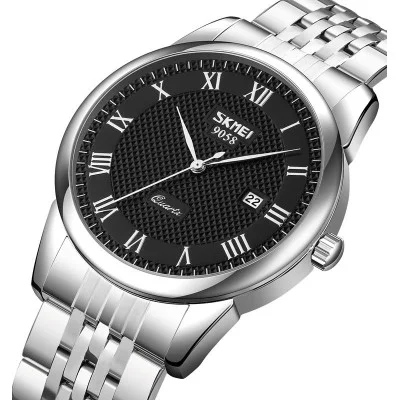 Жіночий годинник Skmei 9058SBK-S Silver-Black