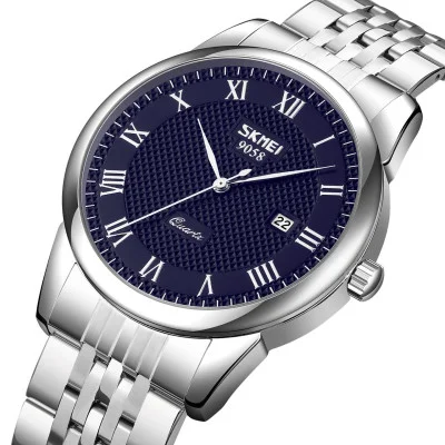 Жіночий годинник Skmei 9058SBU-S Silver-Blue