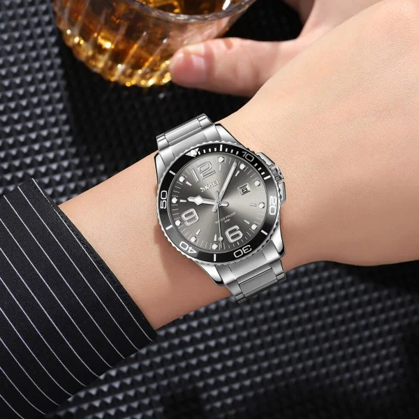 Чоловічий годинник Skmei 9278SI Silver фото 4