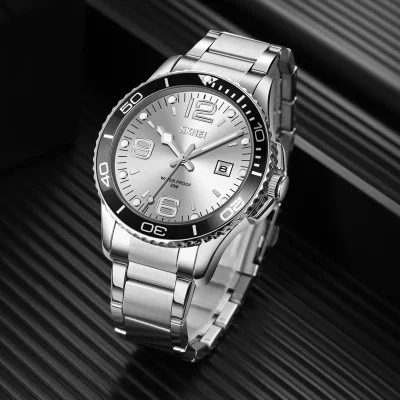 Чоловічий годинник Skmei 9278SI Silver