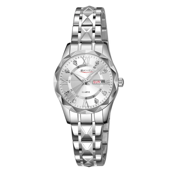 Жіночий годинник Skmei 9370SISI All Silver фото 1