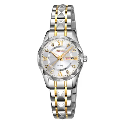 Skmei 9370TGDSI Gold-Silver