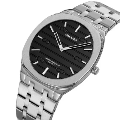 Мужские часы Skmei 9372SIBK Silver-Black