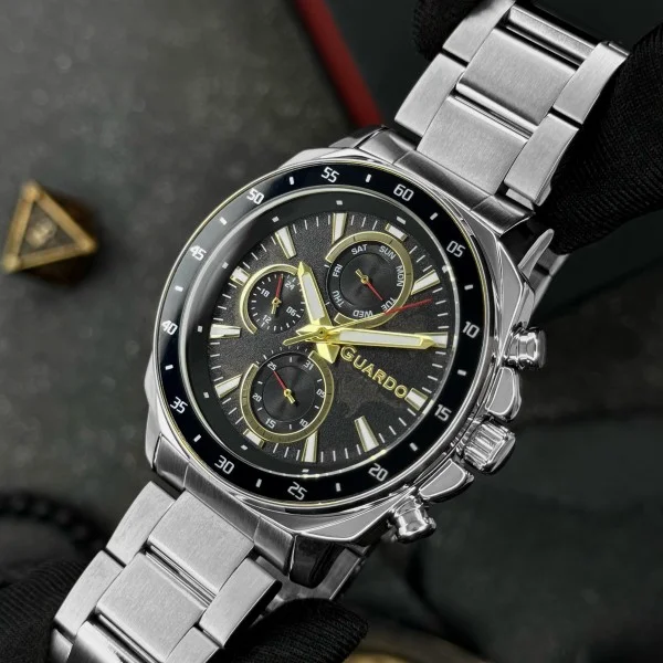 Чоловічий годинник GUARDO 012782-7 фото 3