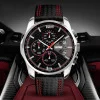 Чоловічий годинник Skmei 9106RD Silver-Black-Red фото 5