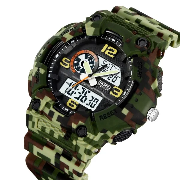 Чоловічий годинник Skmei 2397CMGN Camo Green SALE 2025 фото 5