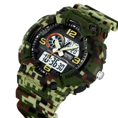 Чоловічий годинник Skmei 2397CMGN Camo Green SALE 2025