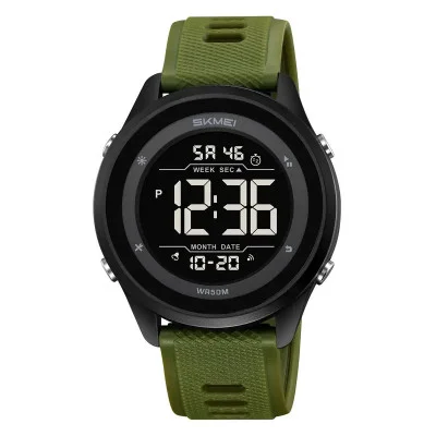 Чоловічий годинник Skmei 2498PAGBK Army Green-Black