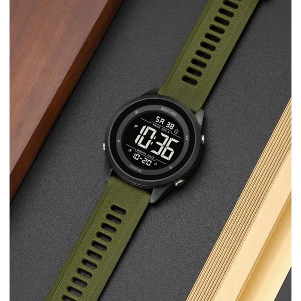 Мужские часы Skmei 2498PAGBK Army Green-Black фото 3