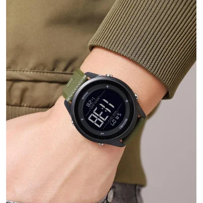 Чоловічий годинник Skmei 2498PAGBK Army Green-Black