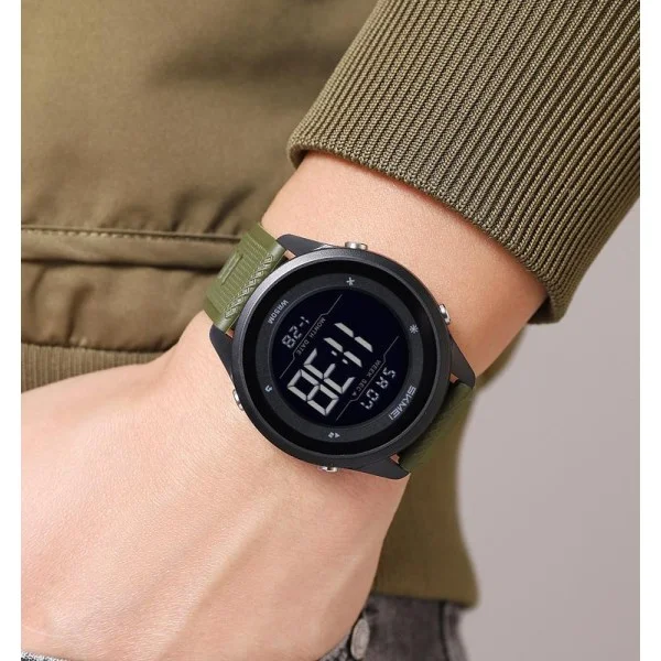 Мужские часы Skmei 2498PAGBK Army Green-Black фото 4