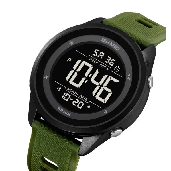 Мужские часы Skmei 2498PAGBK Army Green-Black фото 5