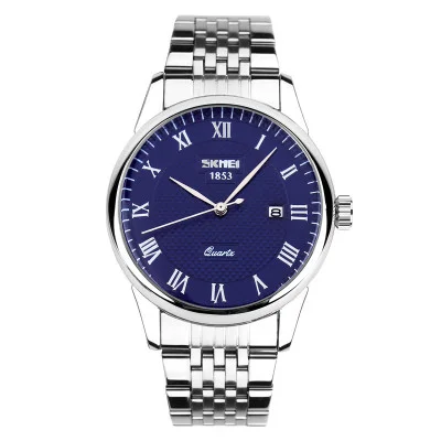 Мужские часы Skmei 9058SBU-B Silver-Blue