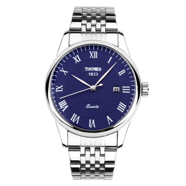Чоловічий годинник Skmei 9058SBU-B Silver-Blue фото 1