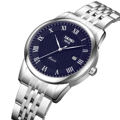 Мужские часы Skmei 9058SBU-B Silver-Blue