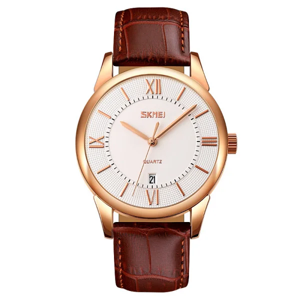 Чоловічий годинник Skmei 9261BNSI Brown-Silver фото 1