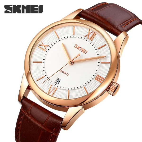 Чоловічий годинник Skmei 9261BNSI Brown-Silver фото 5