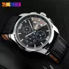 Мужские часы Skmei 9106BU Silver-Black-Blue фото 3