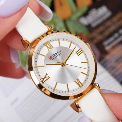Жіночий годинник Сurren 9079 Gold-White