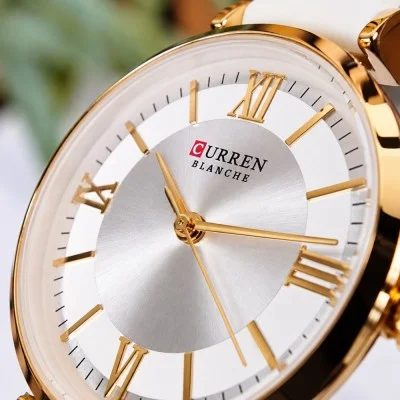 Жіночий годинник Сurren 9079 Gold-White