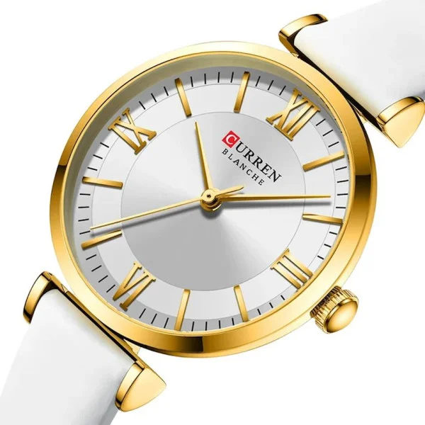 Жіночий годинник Сurren 9079 Gold-White фото 3