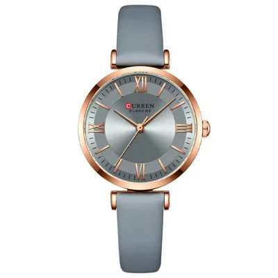 Женские часы Сurren 9079 Rose Gold-Blue