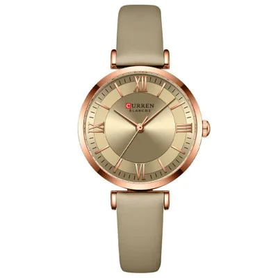 Жіночий годинник Сurren 9079 Rose Gold-Khaki