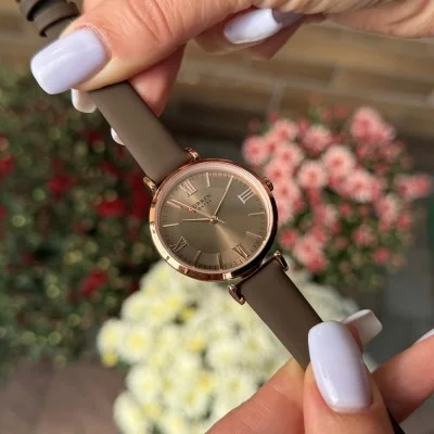 Женские часы Сurren 9079 Rose Gold-Coffee