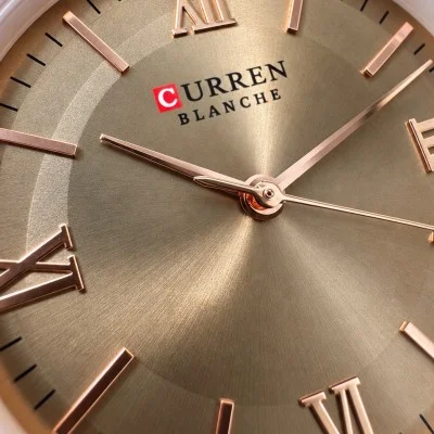 Женские часы Сurren 9079 Rose Gold-Coffee