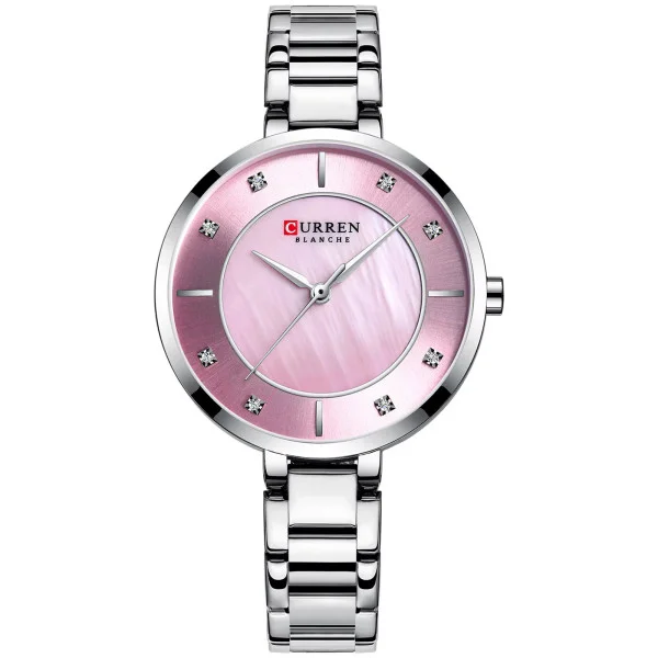 Женские часы Curren 9051 Silver-Pink фото 1