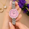 Женские часы Curren 9051 Silver-Pink фото 4