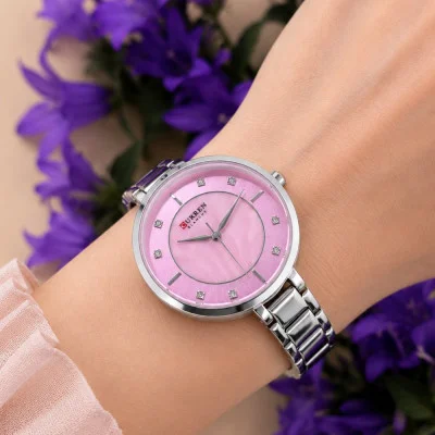 Жіночий годинник Curren 9051 Silver-Pink