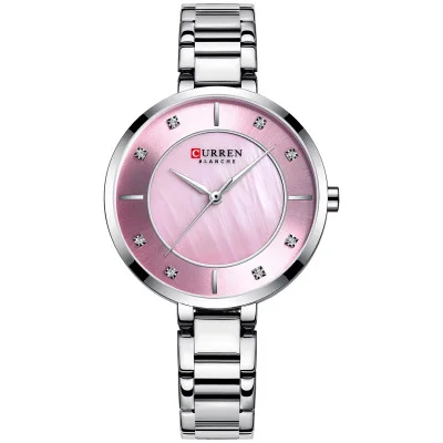 Жіночий годинник Curren 9051 Silver-Pink