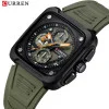 Чоловічий годинник Curren 8461 Army Green фото 3