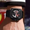 Чоловічий годинник Curren 8461 Black фото 3