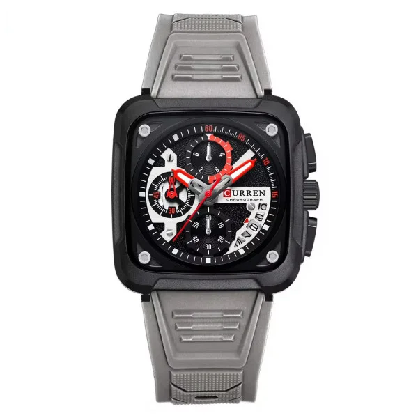 Чоловічий годинник Curren 8461 Gray фото 1